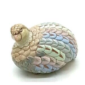 Vintage Toyo Hand Painted Ceramic Quail  Figurine
